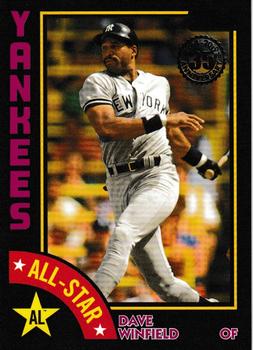 2019 Topps - 1984 Topps Baseball 35th Anniversary All-Stars Black #84AS-DW Dave Winfield Front