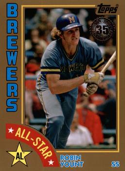 2019 Topps - 1984 Topps Baseball 35th Anniversary All-Stars Gold #84AS-RY Robin Yount Front