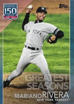 2019 Topps - 150 Years of Professional Baseball - Greatest Seasons Blue #GS-10 Mariano Rivera Front