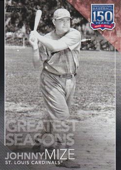 2019 Topps - 150 Years of Professional Baseball - Greatest Seasons Black #GS-21 Johnny Mize Front