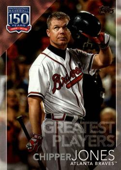 2019 Topps - 150 Years of Professional Baseball - Greatest Players #GP-12 Chipper Jones Front