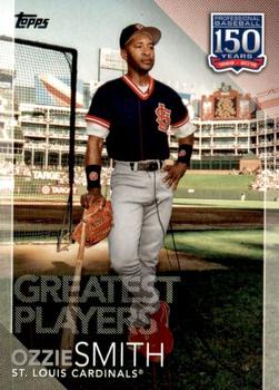 2019 Topps - 150 Years of Professional Baseball - Greatest Players #GP-14 Ozzie Smith Front