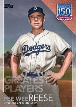 2019 Topps - 150 Years of Professional Baseball - Greatest Players #GP-27 Pee Wee Reese Front