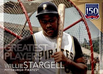 2019 Topps - 150 Years of Professional Baseball - Greatest Players #GP-43 Willie Stargell Front