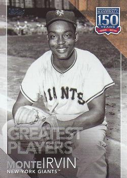 2019 Topps - 150 Years of Professional Baseball - Greatest Players #GP-47 Monte Irvin Front
