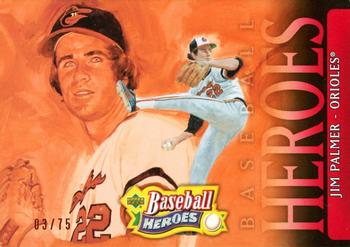 2005 Upper Deck Baseball Heroes - Red #40 Jim Palmer Front