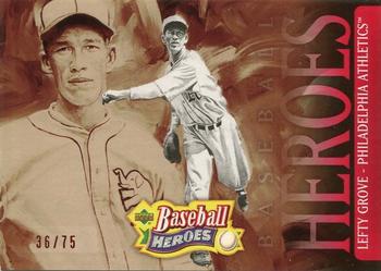 2005 Upper Deck Baseball Heroes - Red #150 Lefty Grove Front