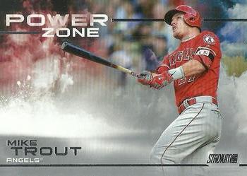 2019 Stadium Club - Power Zone #PZ-2 Mike Trout Front