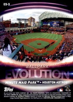 2019 Topps - Evolution Ballpark #ES-3 Astrodome / Minute Maid Park Back