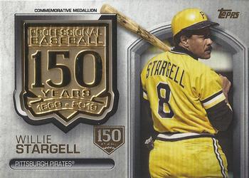 2019 Topps - 150th Anniversary Commemorative Medallions 150th Anniversary (Series Two) #AMM-WS Willie Stargell Front