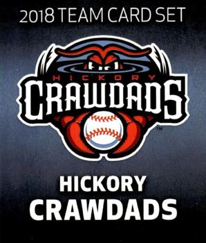 2018 Choice Hickory Crawdads #1 Checklist Front
