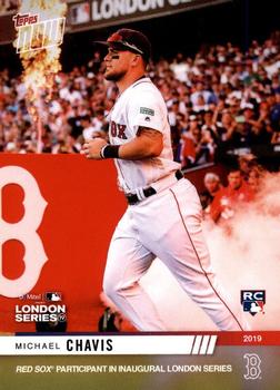 2019 Topps Now Boston Red Sox London Series #LS-5 Michael Chavis Front
