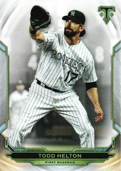 2019 Topps Triple Threads #3 Todd Helton Front