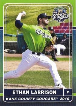 2019 Grandstand Kane County Cougars #NNO Ethan Larrison Front