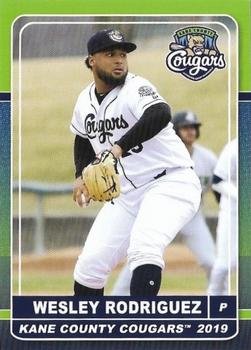 2019 Grandstand Kane County Cougars #NNO Wesley Rodriguez Front