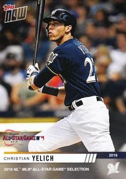 2019 Topps Now National League All-Star Team #NL-1 Christian Yelich Front