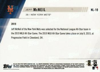 2019 Topps Now National League All-Star Team #NL-10 Jeff McNeil Back
