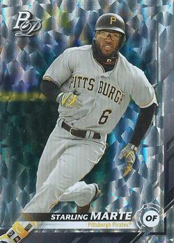 2019 Bowman Platinum - Ice #68 Starling Marte Front