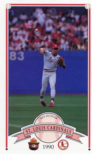 1990 St. Louis Cardinals Smokey #NNO Rex Hudler Front