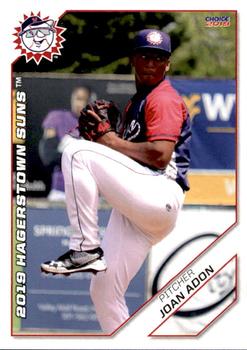 2019 Choice Hagerstown Suns #02 Joan Adon Front