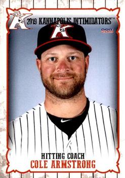 2019 Choice Kannapolis Intimidators #27 Cole Armstrong Front
