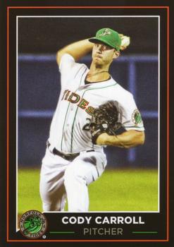2019 Choice Norfolk Tides #37 Cody Carroll Front
