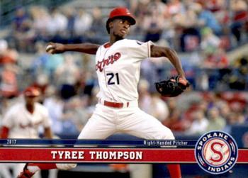 2017 Grandstand Spokane Indians #NNO Tyree Thompson Front