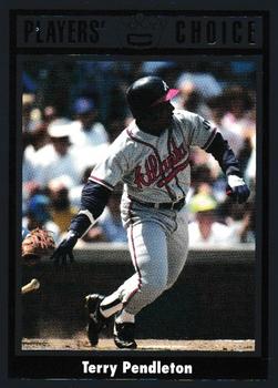 1993 Cartwrights Players Choice #5 Terry Pendleton Front