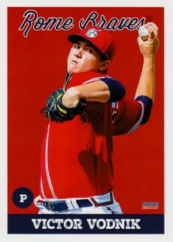 2019 Choice Rome Braves #28 Victor Vodnik Front