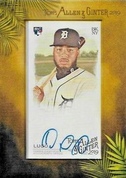 2019 Topps Allen & Ginter - Baseball Framed Mini Autographs #MA-DL Dawel Lugo Front