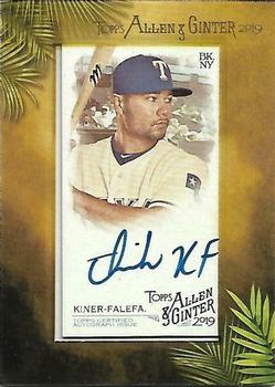 2019 Topps Allen & Ginter - Baseball Framed Mini Autographs #MA-IK Isiah Kiner-Falefa Front