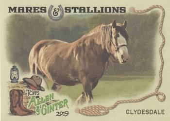 2019 Topps Allen & Ginter - Mares & Stallions #MS-11 Clydesdale Front
