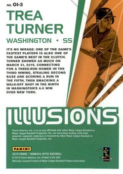 2019 Donruss Optic - Illusions #OI-3 Trea Turner Back
