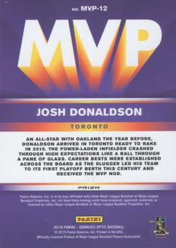 2019 Donruss Optic - MVP Holo #MVP-12 Josh Donaldson Back