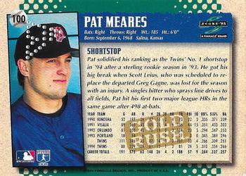 1995 Score - Gold Rush Redeemed Stamped #100 Pat Meares Back