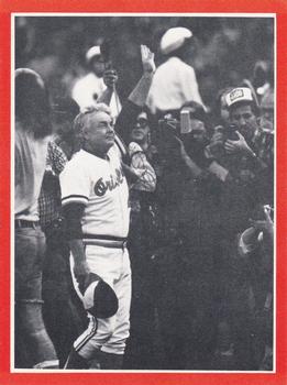 1987 Oriole Advocates Junior Oriole Collectors #3 Earl Weaver's Farewell Front