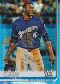 2019 Topps Chrome - Prism Refractor #29 Lorenzo Cain Front