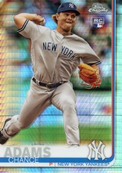 2019 Topps Chrome - Prism Refractor #109 Chance Adams Front