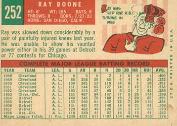 2015 Topps - Topps Originals Buybacks 1959 #252 Ray Boone Back