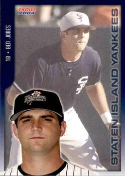 2004 Choice Staten Island Yankees #14 Ben Jones Front