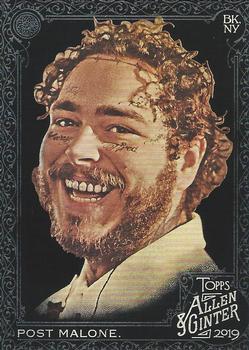 2019 Topps Allen & Ginter X #176 Post Malone Front