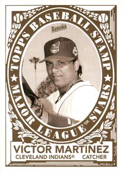 2006 Bazooka - Stamps #17 Victor Martinez Front