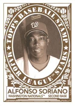 2006 Bazooka - Stamps #24 Alfonso Soriano Front