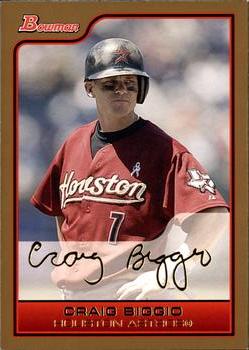 2006 Bowman - Gold #196 Craig Biggio Front