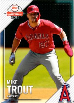 2019 Topps National Baseball Card Day #1 Mike Trout Front