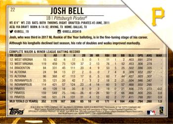 2019 Topps National Baseball Card Day #22 Josh Bell Back