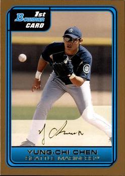 2006 Bowman - Prospects Gold #B64 Yung-Chi Chen Front