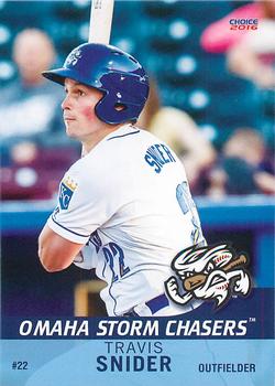 2016 Choice Omaha Storm Chasers #27 Travis Snider Front