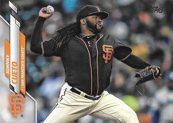 2020 Topps #185 Johnny Cueto Front