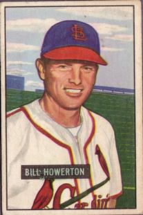 1951 Bowman #229 Bill Howerton Front
